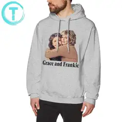 Оранжевая Новая черная толстовка с капюшоном Grace And Frankie Hug 2 Hoodies осенний хлопковый пуловер с капюшоном черный мужской размер модные