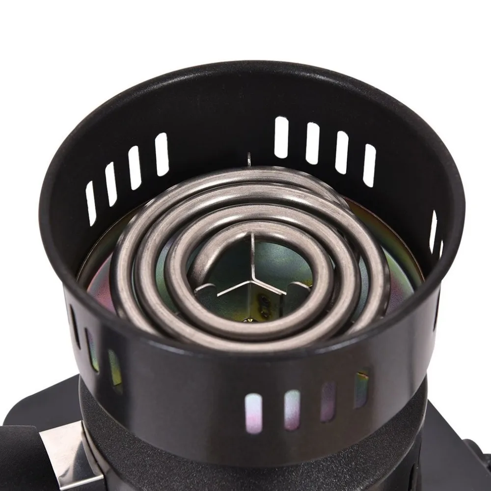 Электрический уголь угольный кран нагреватель для Шиши горелки 650 Вт наргила печь угольная горелка съемный лоток+ съемные щипцы