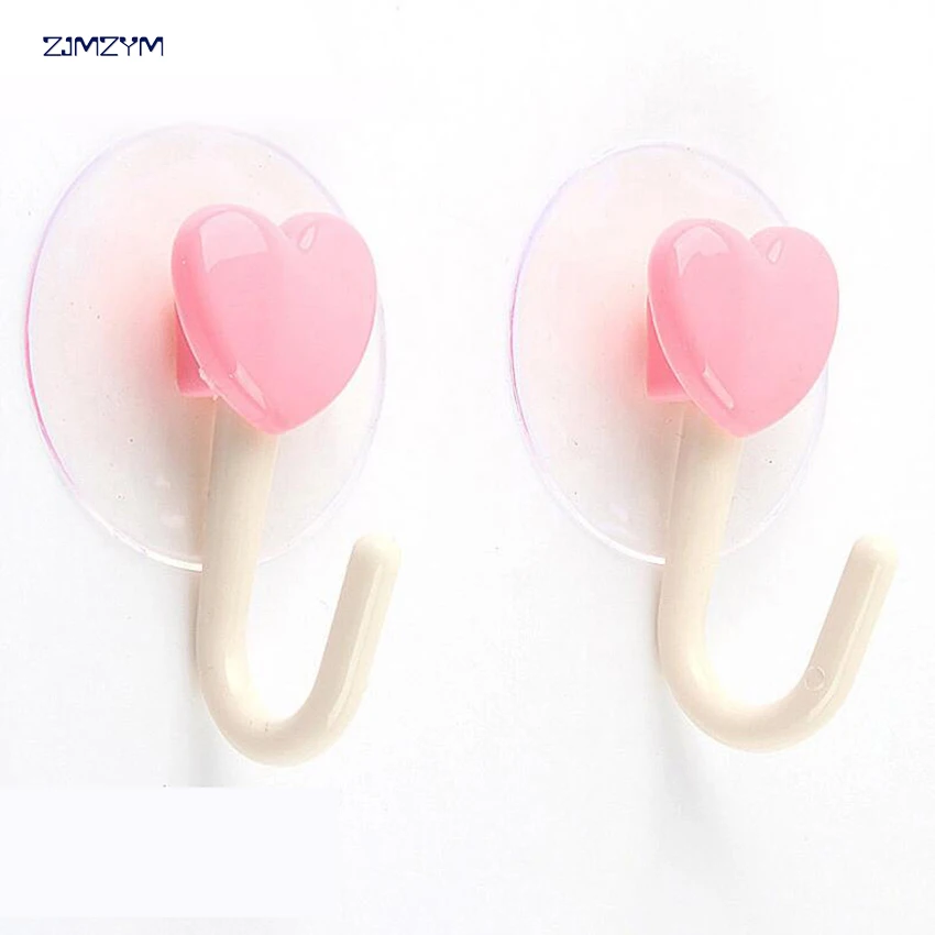 2pcs/set creative Waterproof Suction cup hooks for walls Seamless Adsorption hooks Strong Wall