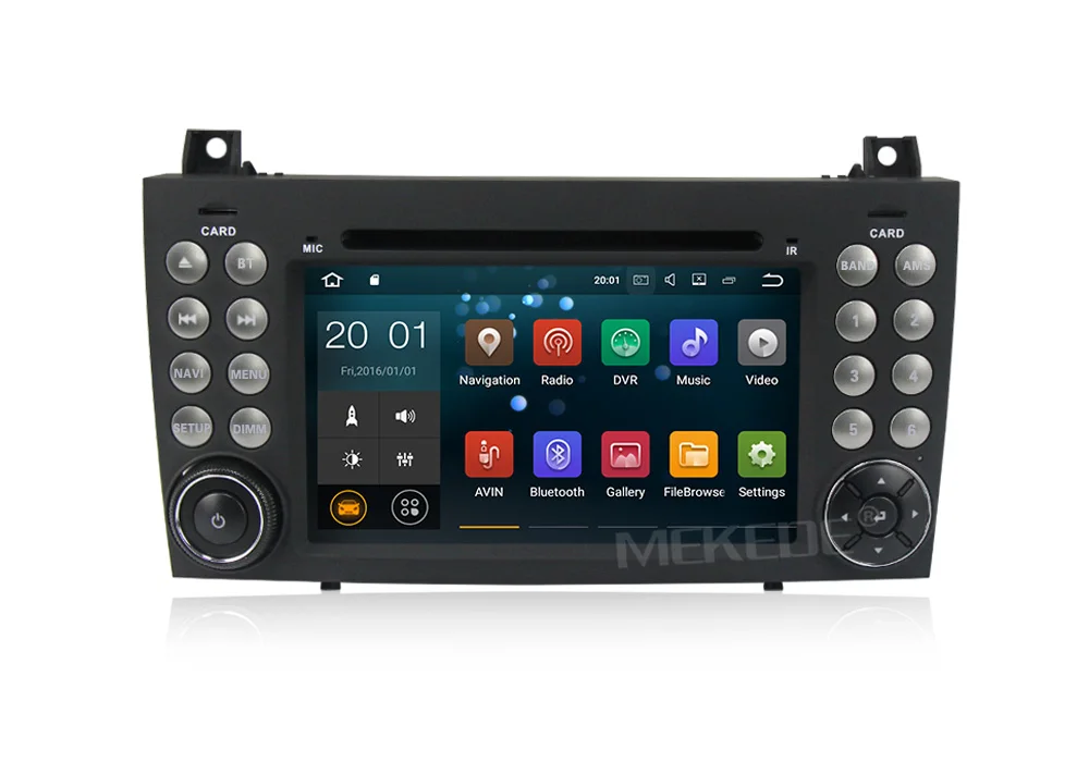 Discount Android7.1 Quad core HD screen Car Audio dvd player for Benz R171 W171 Benz SLK 2004-2011 Auto Radio Audio Headunit 9
