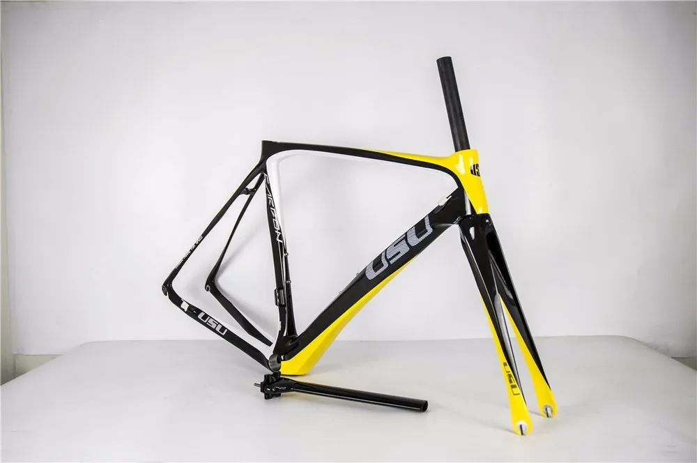 Cheap OEM T700c full carbon road bike carbon frame with usu decal 48cm/50cm/52cm/54cm carbon bicycle frame 2 Cheap OEM T700c full carbon road bike carbon frame with usu decal 48cm/50cm/52cm/54cm carbon bicycle frame 2
