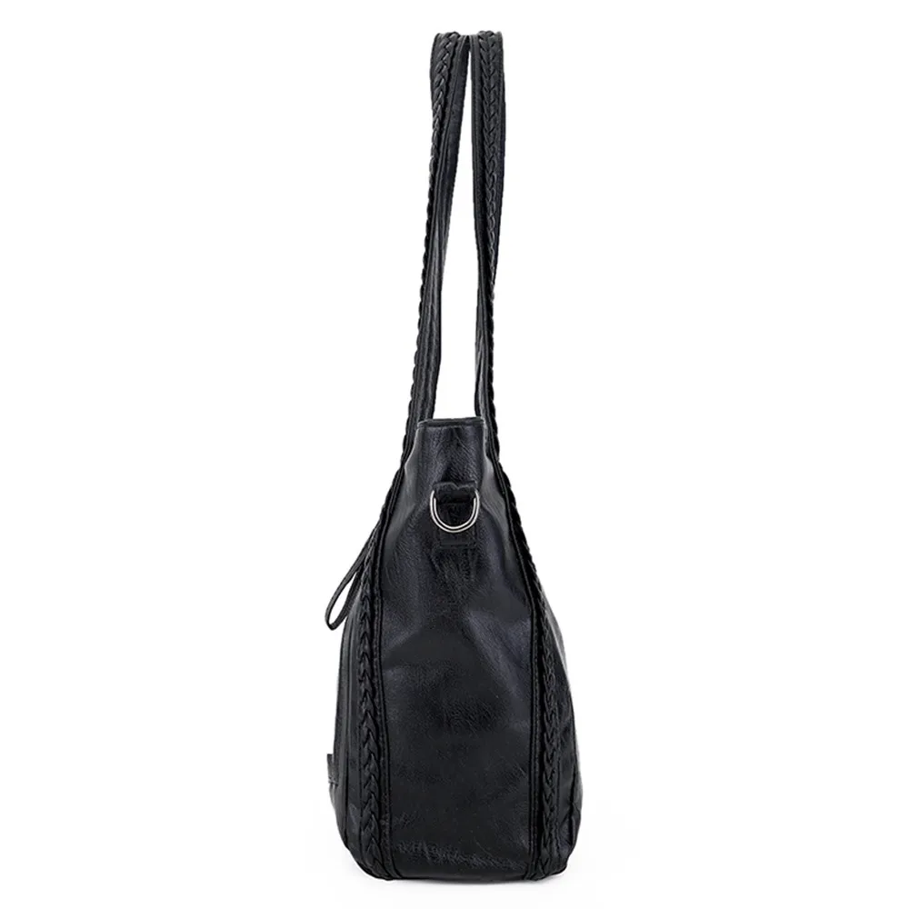 Новые роскошные сумки Брендовые женские сумки дизайнерские мягкие кожаные модные сумки через плечо женские повседневные тоут Bolsa Feminina