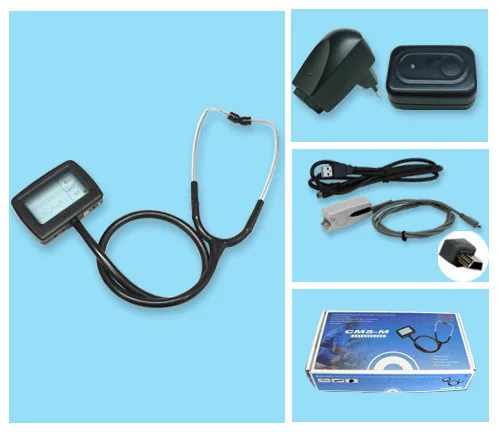 

Digital Electronic Stethoscope+ Pulse oximeter function CMS-M with adult and pediatric SPO2 PROBE