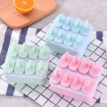 8 шт. для Фруктового мороженого на палочке формы для приготовления пищи инструменты прямоугольной формы многоразовые DIY Мороженое Поп формы для выпечки