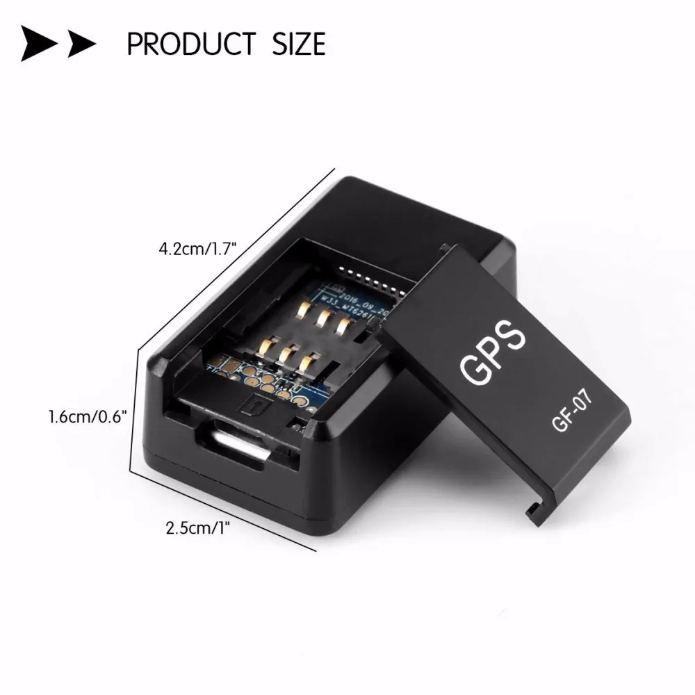 Car Gps Tracker GF07 Mini GPS GSM/GPRS Car Tracking Locator Device Sound Recording Micro Tracker