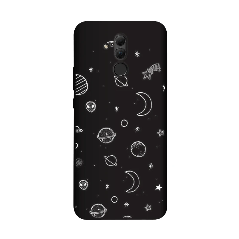 9 Силиконовый чехол QAQsam для huawei mate 20 10 P20 Pro P30 Lite Nova 3, матовый чехол с рисунком для телефона, чехол s для Honor 8X9 10 Lite, чехол - Цвет: 9