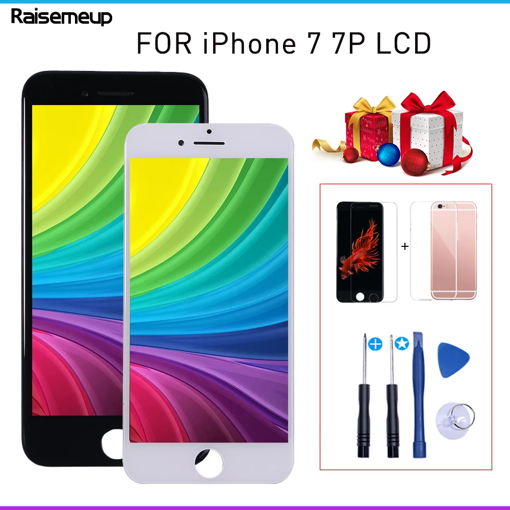 

2018 New AAAA Quality OEM Screen LCD For iPhone 7 Plus Screen Touch Display LCD Digitizer 7 Plus Screen LCDS Replacement +3gift