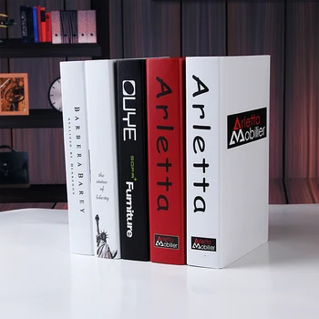 

6PC book simulation props Home Furnishing jewelry model decoration photography background Fake Book