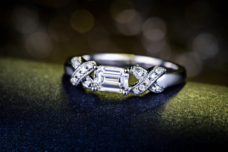 ZOCAI New Arrival 100% natural diamond ring 0.60 ct certified diamond 18K white gold ring engagement ring fine jewelry W05469