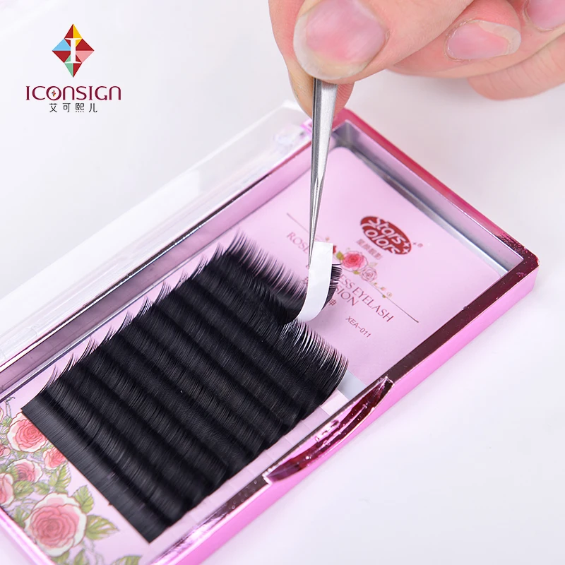 

Mix Size Hot sell Rose Godness Black Mink False Eyelashes Single Natural False Eye Lashes High Quality Makeup Eyelash Extension
