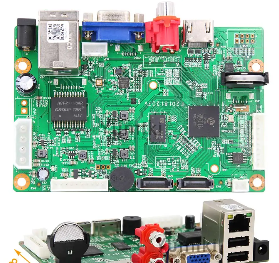 Gravador de Vídeo ip com Linha 32ch 5. 0mp 1080 p H.265 H.264 Nvr Dvr Placa Câmera Sata Onvif Cms Xmeye 8ch * 4 k - 4 8ch * 4 k 32ch * 5.