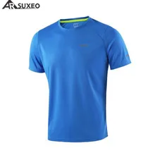 ARSUXEO летние мужские футболки для бега активная футболка с короткими рукавами быстросохнущая Джерси Спортивная одежда Мужская теннисная быстросохнущая футболка
