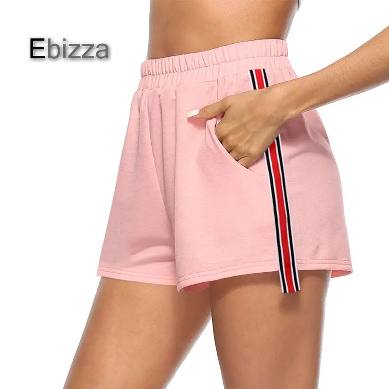 Fashion Casual Cross Mini skirt Elastic Waist Women Solid Split