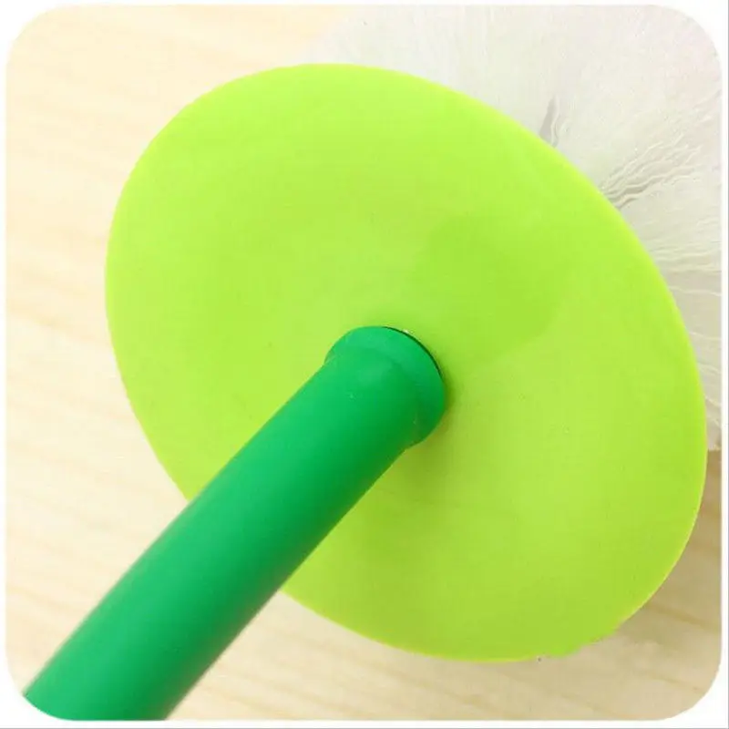 2019 New Lovely Creative Cherry Shape Lavatory Toilet Brush and Holder Set Bathroom Tool 2 Colors