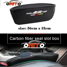 For H RV Vezel Odyssey City Jazz Mugen power Logo car style Catch Catcher Seat Slit