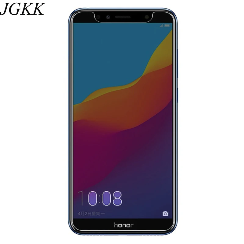 Черное закаленное стекло JGKK 2.5D для Huawei Honor 7A Pro защита экрана от шпионов 7C защитная