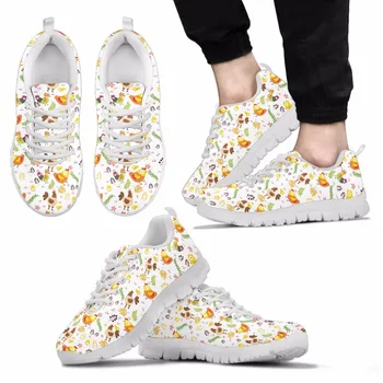 

INSTANTARTS Chicken Pattern Running Shoes Women Lightweight Mesh Sneakers Breathable Female Sports Shoes Lady Girl Walking Shoes