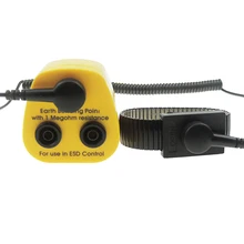 Металлический заземляющий Регулируемый антистатический ремешок с ОУР заземляющей розеткой заземляющий штекер антистатический заземляющий ОУР браслет