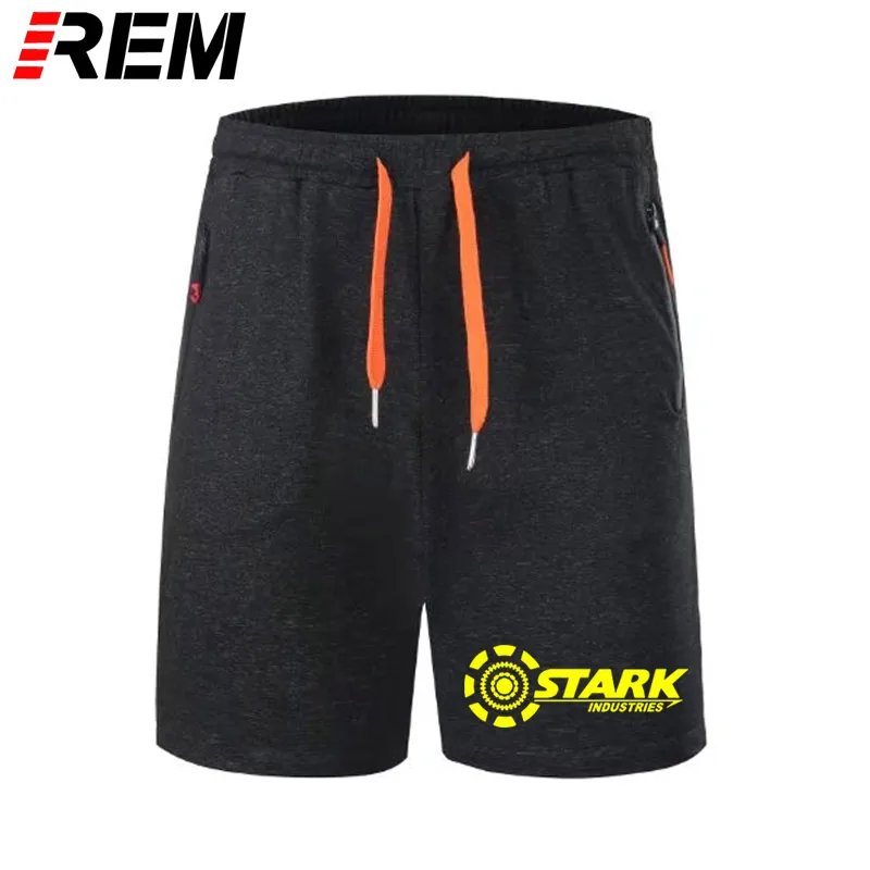 

REM STARK INDUSTRIES TONY STARK IRON MAN Summer Brand 100% Cotton scanties short pants panties breechcloth Fitness Casual Short