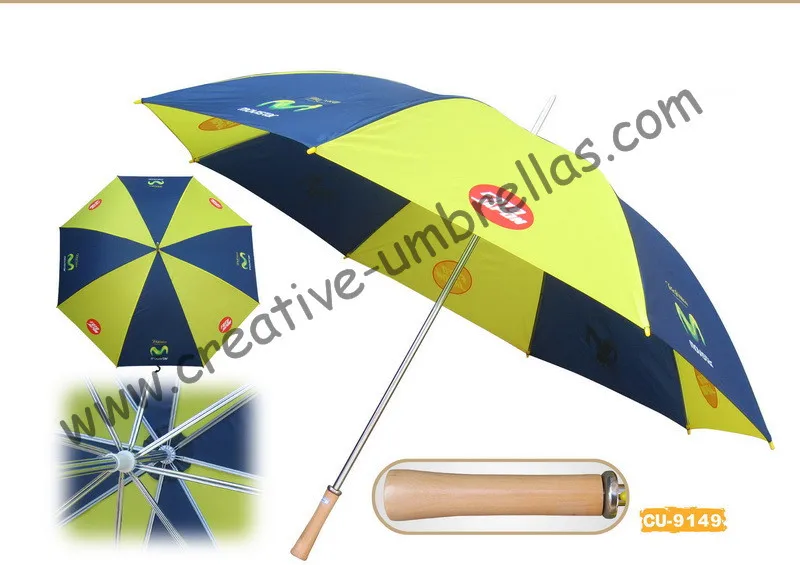 

Free shipping by sea,14mm metal shaft and double fluted ribs,manual golf umbrella,anti-rust,advertising gift promotion umbrella