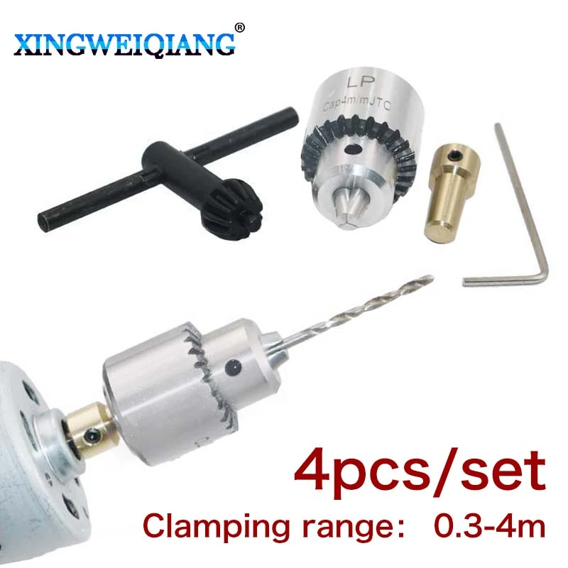0.3-4mm JT0 Taper Mounted Key Type Mini Tapered Bore Drill Chuck with Key 0.3-4mm JT0 Taper Mounted Key Type Mini Tapered Bore Drill Chuck with Key