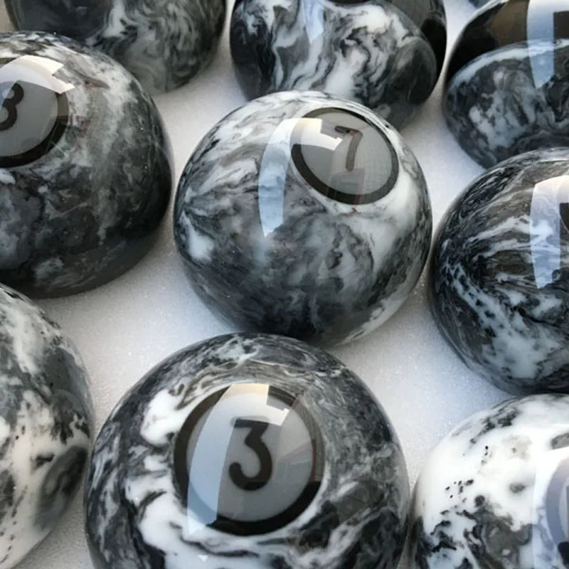 Latest 57.25mm Marple+resin Billiard Pool Balls 16pcs complete set of Balls High quality Billiard accessories China