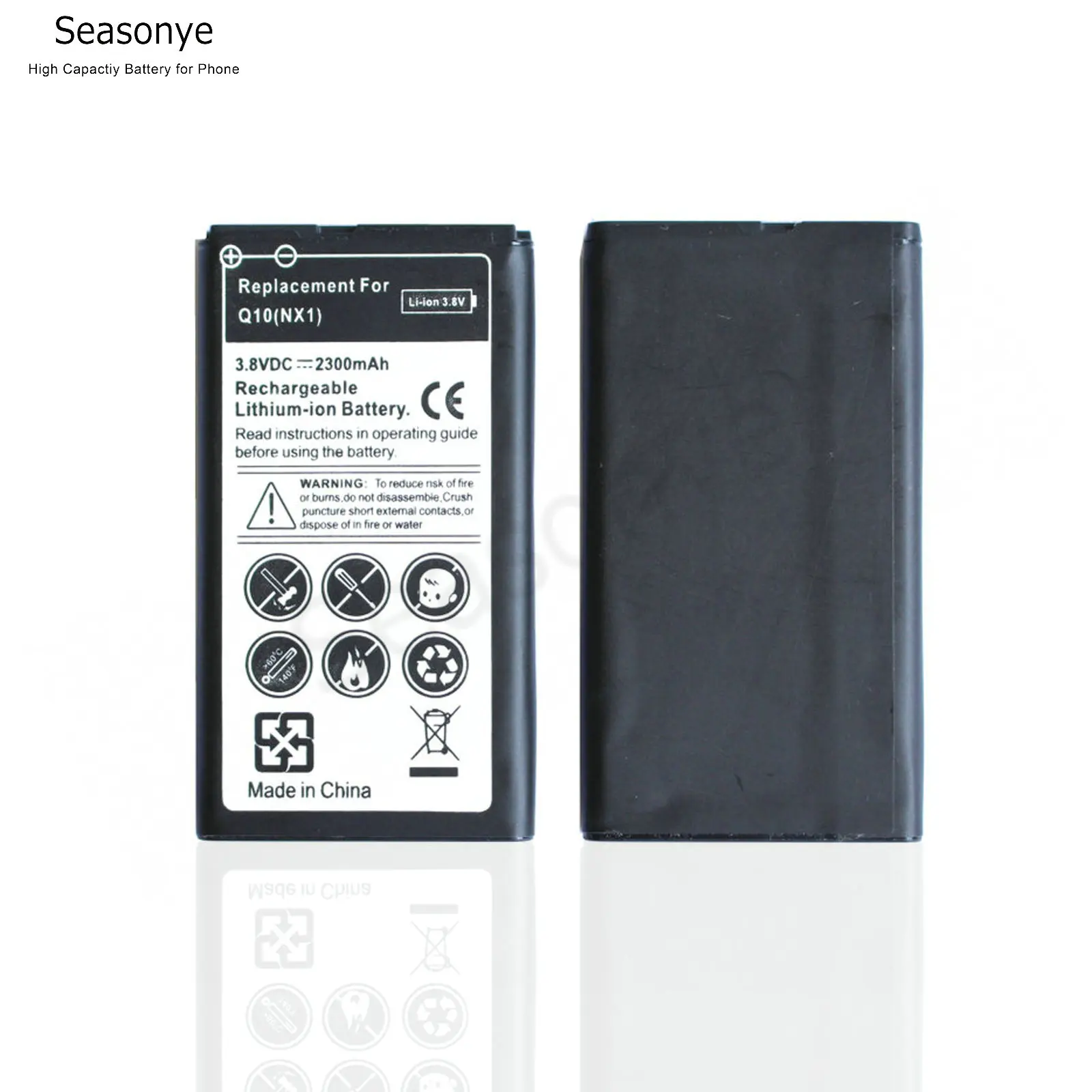 Seasonye 2300mAh ACC-53785-201 / BAT-52961-003/NX1 сменный литий-ионный аккумулятор для Blackberry Q10 LTE SQN100-1 |