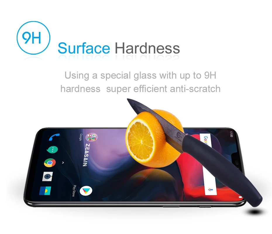 2 Pack Original ZEASAIN Screen Protector For OnePlus 6 One Plus 6 OnePlus6 1+6 Full Cover Tempered Glass 2.5D Real 9H Glass Film (11)