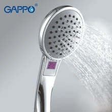 Gappo 1 шт., высокое качество, Красочный светодиодный душ, аксессуары для ванной комнаты, датчик температуры, светильник, водосберегающая душевая головка GA22