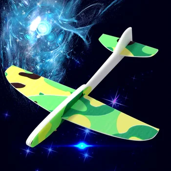 

Catapult Glider Aircraft Toys for Boys DIY Foam Airplane Assembled Hand Throwing Planes Outdoor Toys For Children Interactive