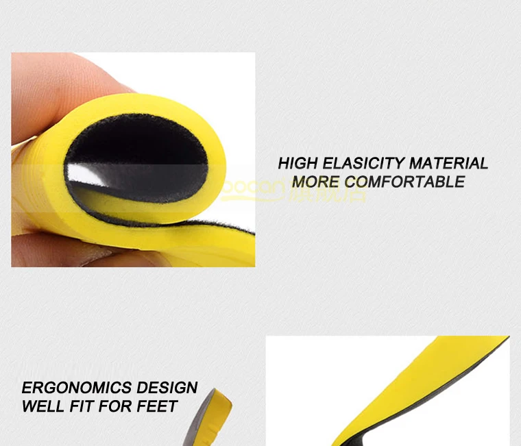 Height increase insoles for men/women 2/3/5 cm up invisiable arch support orthopedic insoles shock absorption blue/black color