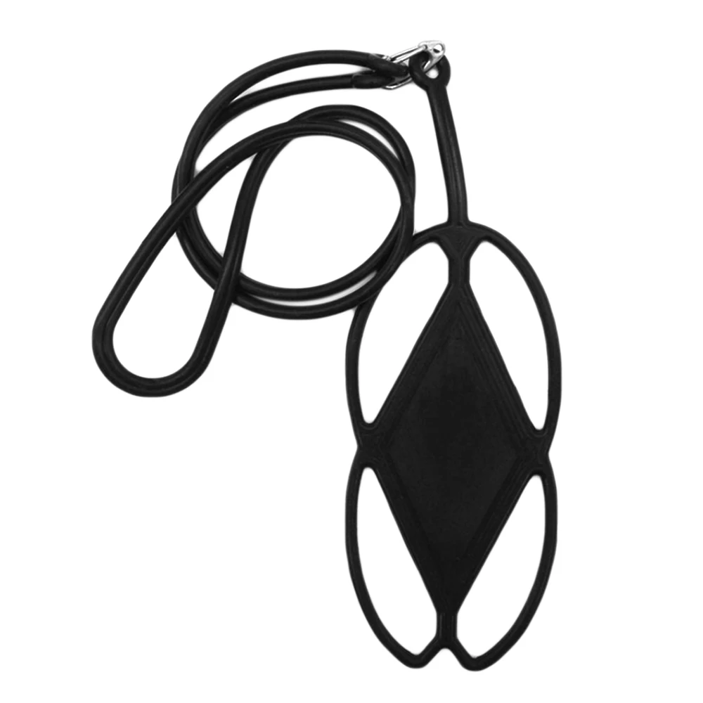 Besegad универсальный силиконовый ремешок-держатель чехол для мобильного телефона шейный ремешок ожерелье слинг для смартфона выше 5,5 дюймов