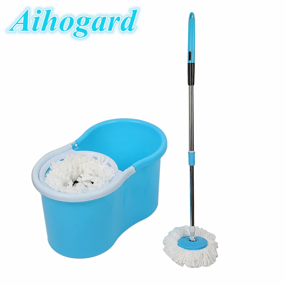 Aihogard Hot sale Stainless Steel Spin Mop Set 360 Rolling Spin Mop