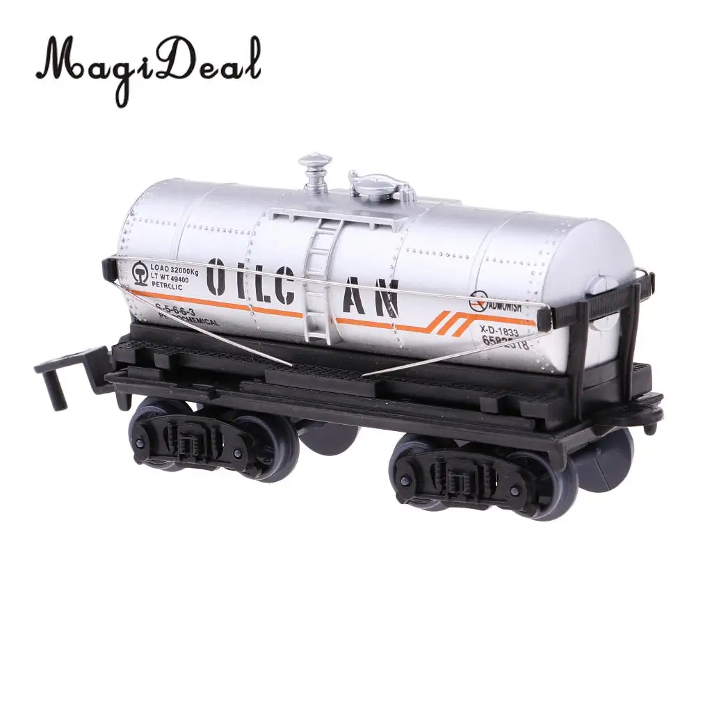 Simulation Train Oil Transport Tank Car Tanker Truck Model Diecast Vehicle Children's Toy Car Gift