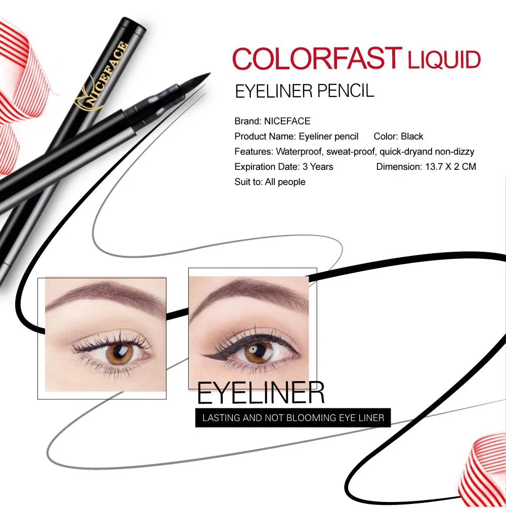 9Pcs Cosmetics Makeup Set Powder Eye Makeup Eyebrow Pencil Curling Mascara Sexy Matte Lipstick Pen Tool Kit for Daily Use (3)