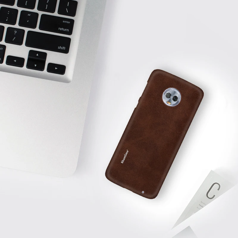 Лидер продаж Чехол класса люкс Винтаж из искусственной кожи чехол для Motorola Moto G6 чехол для телефона для Motorola Moto G6 плюс Бизнес Стиль крышка