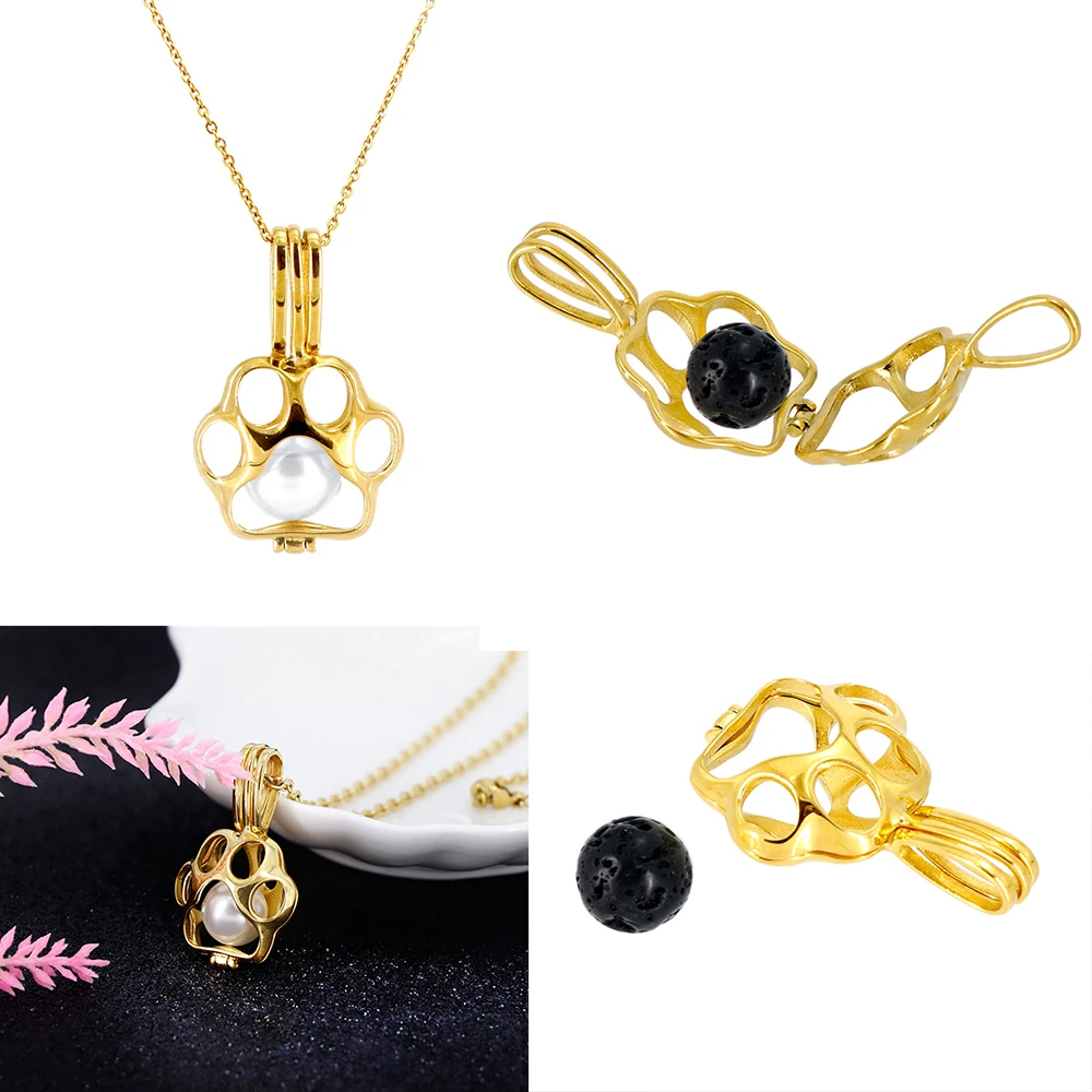 ZP-PS500-04 Paw Diffuser Locket