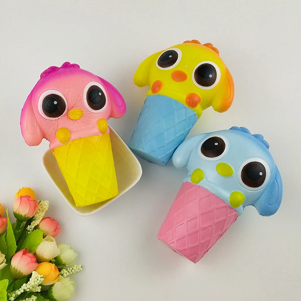 Рождественский снятие стресса Squishies игрушка Squishies очаровательны мультфильм животных замедлить рост крем Ароматические декомпрессии игрушки M1219