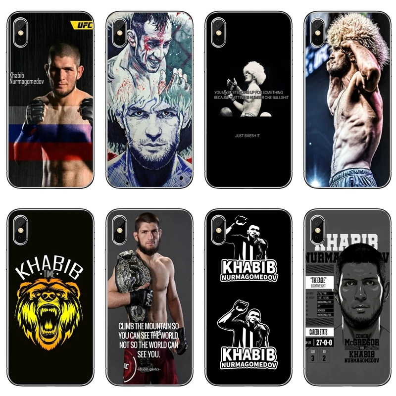 

khabib nurmagomedov UFC Soft Accessories phone cover case For Huawei Honor 4C 5A 5X 5C 6 Play 6X 6A 6C pro 7X 8 9 Lite V8 V10