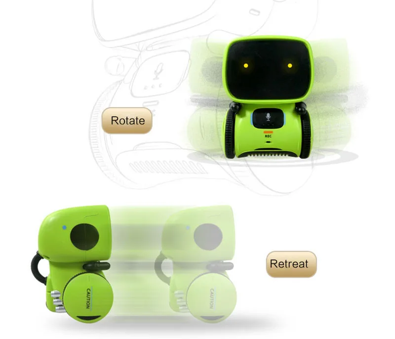 tipo Mais Novo Comando de Voz Presentes para Crianças Robôs Inteligentes Dança Línguas Versões Controle Toque Brinquedos Robô Interativo Bonito Brinquedo 3 13 Cheap Robô RC