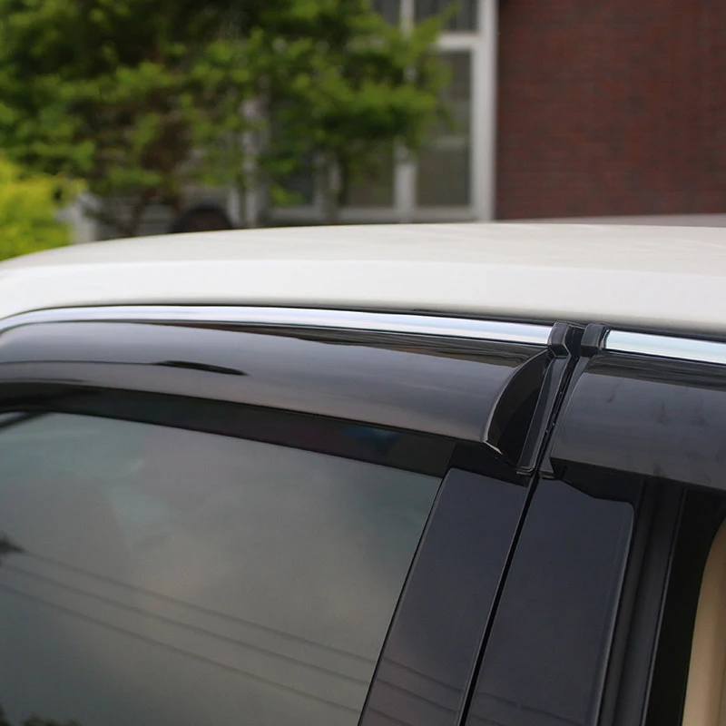 Для Toyota Camry 2012 2013 Пластиковый оконный козырек Дождь Защита от солнца защита дефлектор отделка 4 шт. автомобильный Стайлинг
