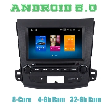 

for Mitsubishi outlander 2007-2012 Octa core px5 Android 9.0 car dvd GPS player with 4G RAM wifi 4g usb auto Multimedia