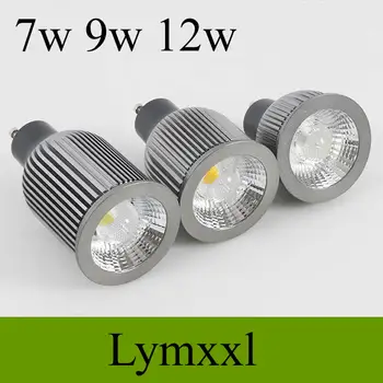 

Cob Led Lamps Bulb 7w 9w 12w Led Spotlight Gu10 Gu5.3 Led Spot Light Lamp Led Downlight AC110V 220V 12v60angle Warm Cold White