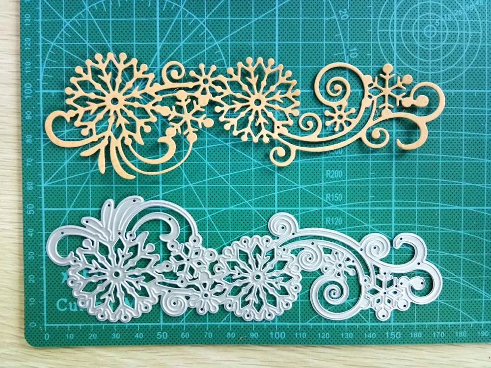 

Estel Metal Steel Cutting Dies Snowflake Vine Border Cut Die Mold Scrapbooking Paper Embossing Knife Mould Blade Punch Stencils