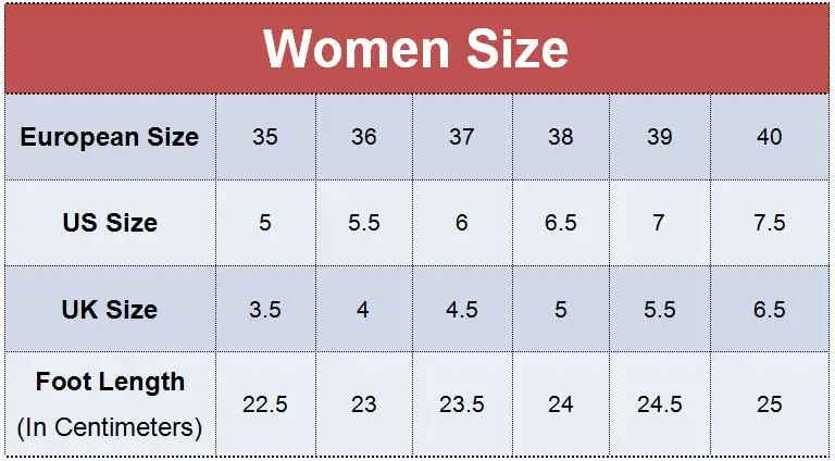 Women size 35-40
