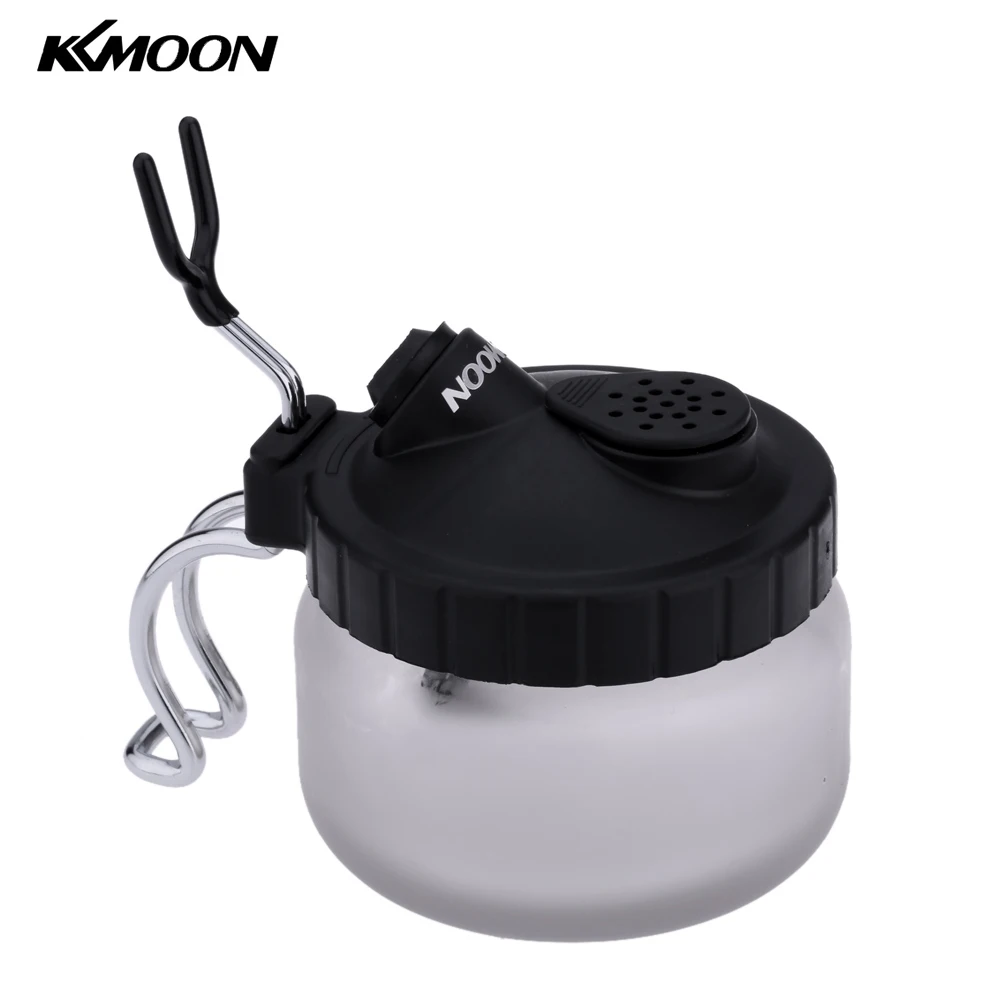 KKmoon Профессиональный Аэрограф чистящий горшок стеклянный держатель для