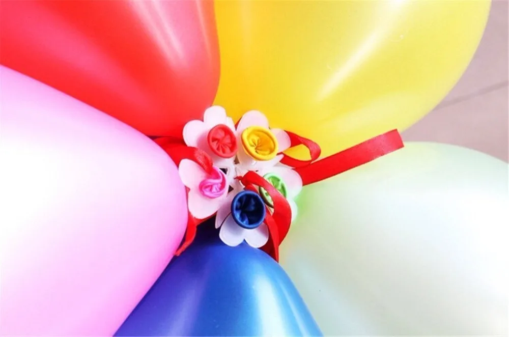 FANLUS 20pcs 5 In 1 Plastic Balloon Clip Tie for Sealing, Make Flower design Balloon For Wedding Birthday Party Decoration (3)