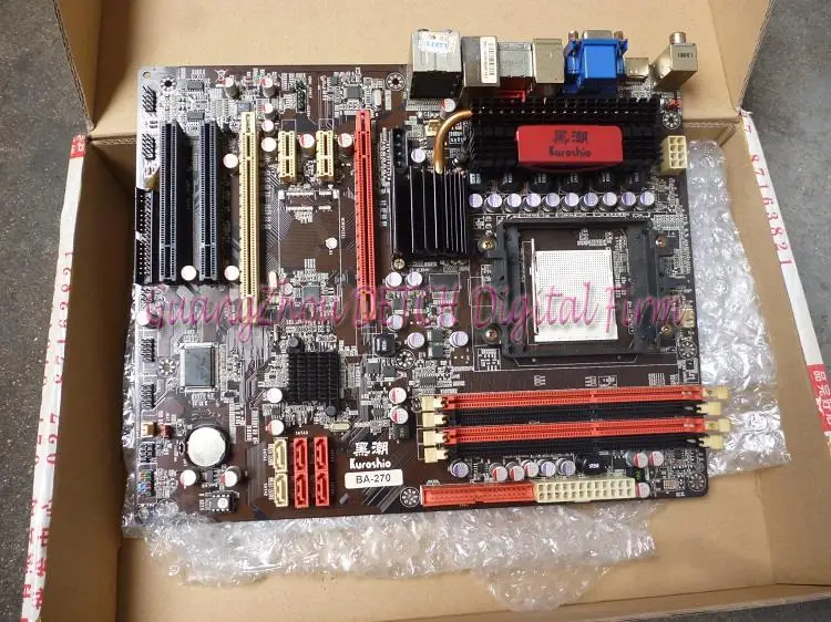 ASUS Kuroshio BA-270 supports DDR2 AM3 motherboard integrated large plate 790 asus tg31 a7 supports ddr2 775 pin integrated large plate g31 motherboard