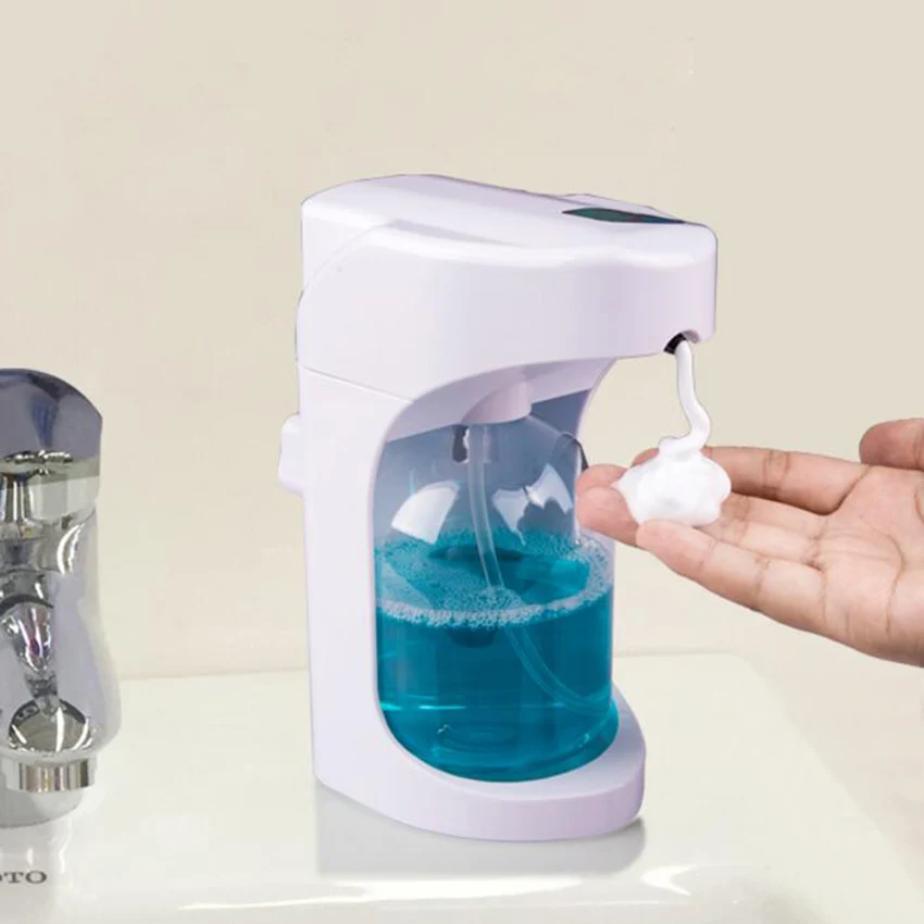 

500ml Automatic Soap Dispenser Touchless Sanitizer Dispenser Built-in Infrared Smart Sensor for Kitchen Bathroom soap dispenser