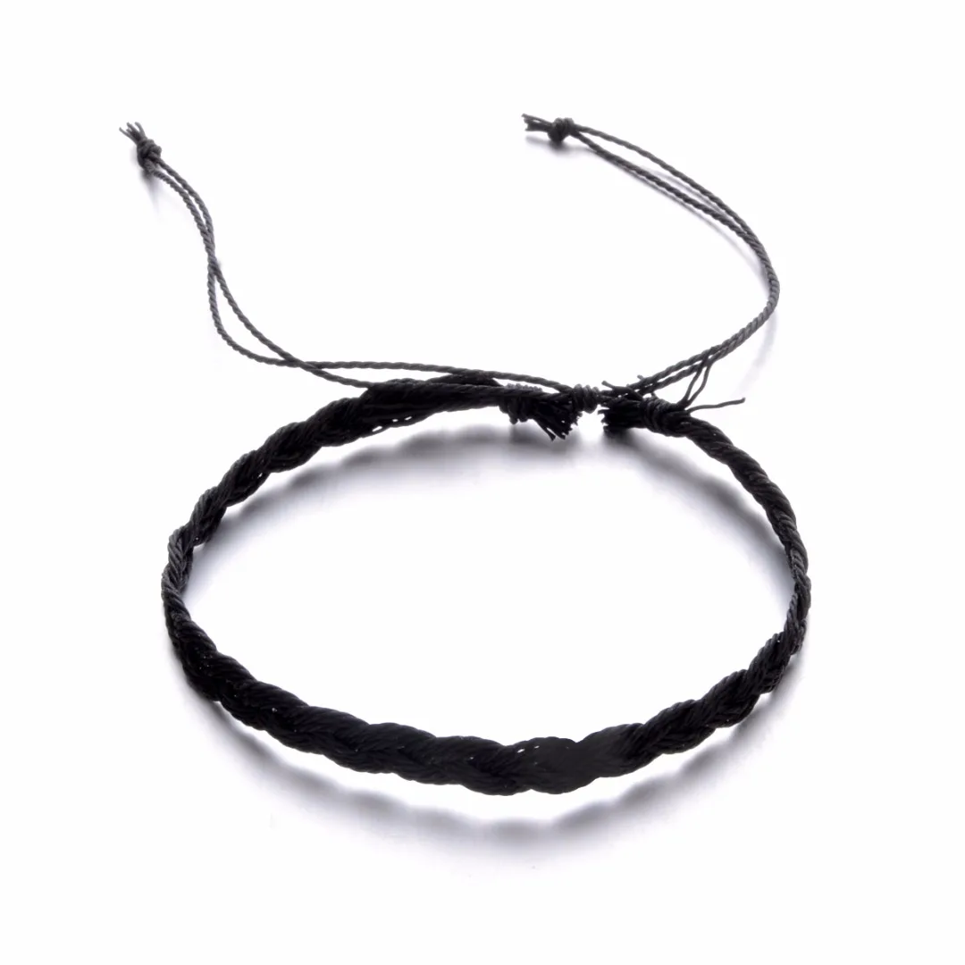 3pcs/set Bohemian Women Wave Bracelets Fashion Weave Rope Chain Set Adjustable Charm Bracelet Bangles Shellhard Boho Jewelry